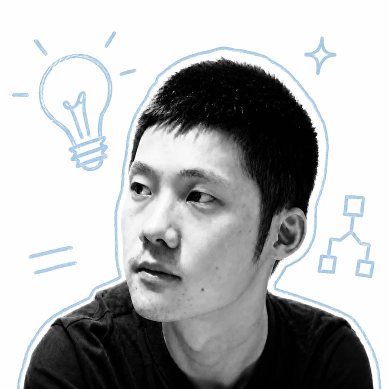 Illustrated portrait of a Beside founder